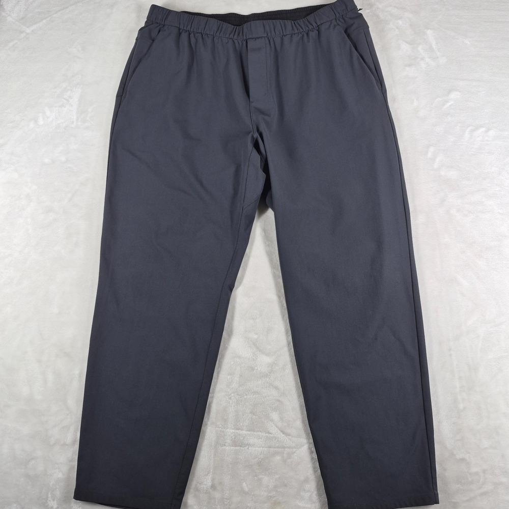 Lululemon Pull On Pants Men's 2XL XXL Gray 30" Inseam Warpstreme ABC LM5ALNS
